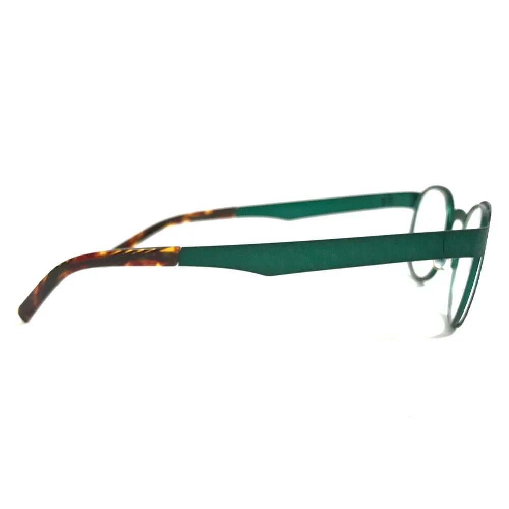 J.F. Rey Eyeglasses Frames JF2600 4949 Matte Green Textured Ribbed 43-25-135